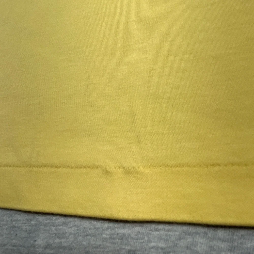 Polo Ralph Lauren Shirt Mens L Yellow Classic Fit Short Sleeve Interlock Polo